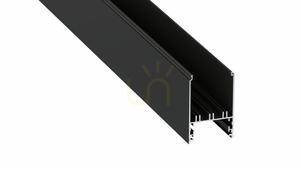 LED profile LUMINES type Foldo black anodized 2 m small 0