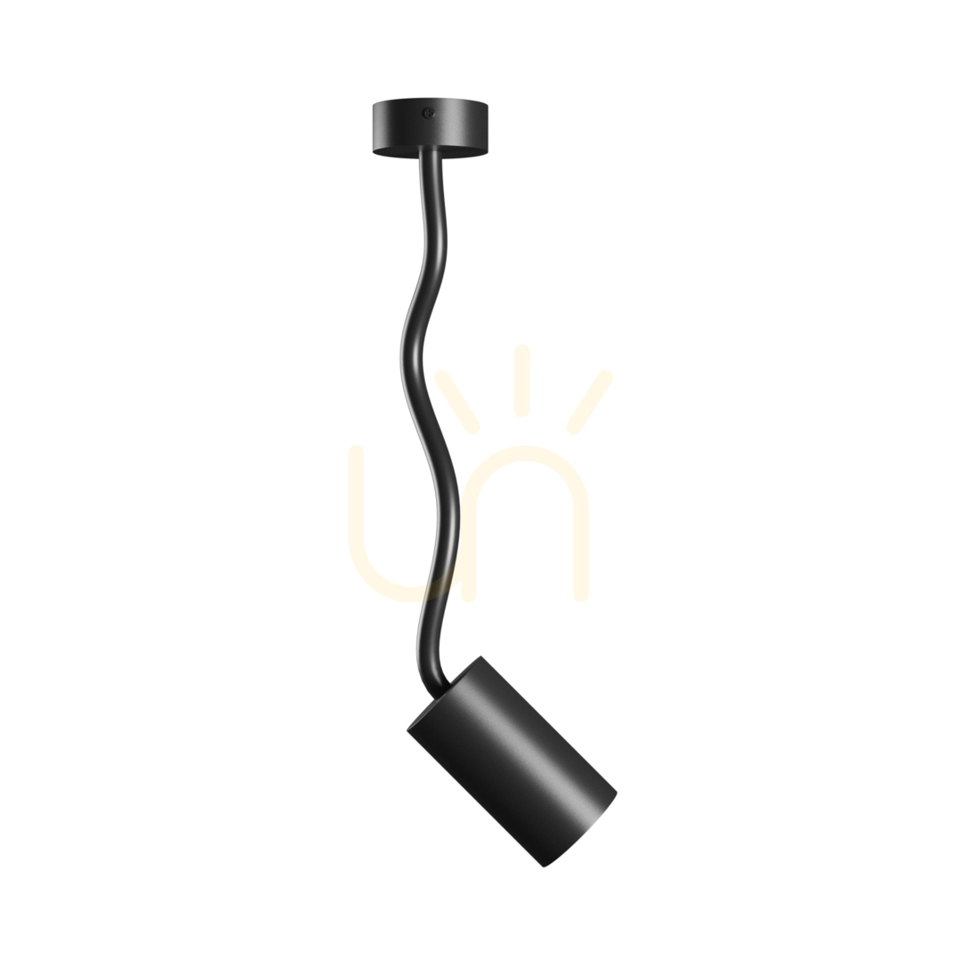 View Variosa Flexi Gu10 Base 230 V Ip20 55x100x410 Mm Black Round. Variosa Flexi Gu10 Base 230 V Ip20 55x100x410 Mm Black Round.