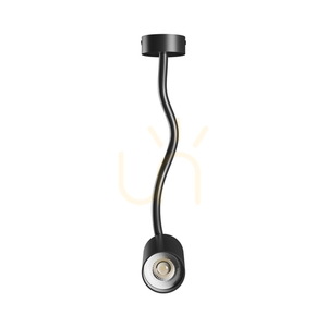 Variosa Flexi Gu10 Base 230 V Ip20 55x100x410 Mm Black Round. 2 Variosa Flexi Gu10 Base 230 V Ip20 55x100x410 Mm Black Round. small 2
