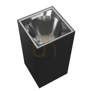 Torre 18 W Cct 230 V Ip54 99x78x162 Mm Black Square Facade Two-way. small 8