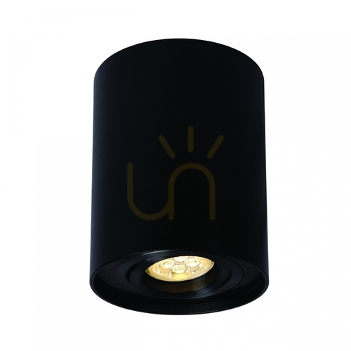 Check Chloe Gu10 Surface Mounted Gu10 250 V Ip20 94x125mm Black Round Movable