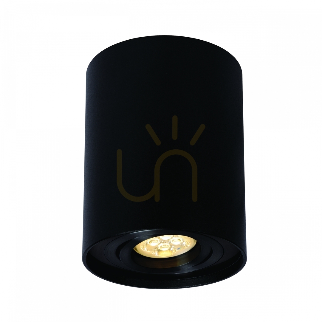 Chloe Gu10 Surface Mounted Gu10 250 V Ip20 94x125mm Black Round Movable
