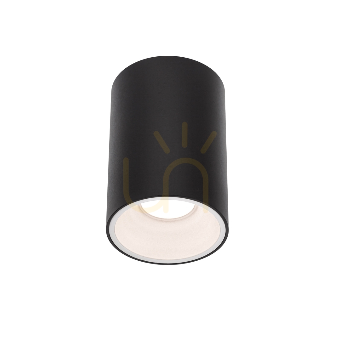 View Chloe Elemento Surface Mounted Gu10 250 V Ip20 Fi95x138mm Black Round Painted. Chloe Elemento Surface Mounted Gu10 250 V Ip20 Fi95x138mm Black Round Painted.