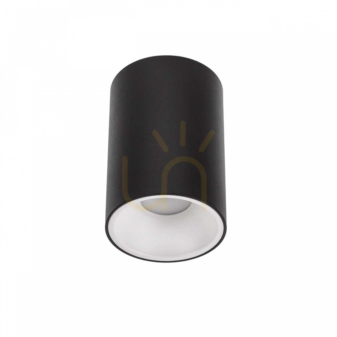 Preview Chloe Elemento Surface Mounted Gu10 250 V Ip20 Fi95x138mm Black Round Painted. Chloe Elemento Surface Mounted Gu10 250 V Ip20 Fi95x138mm Black Round Painted.