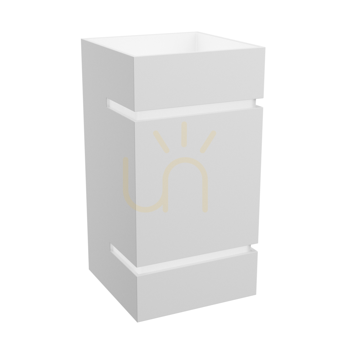 Check Squalla Lumo G9 Wall lamp 230 V Ip20 80x150 White Square Squalla Lumo G9 Wall lamp 230 V Ip20 80x150 White Square