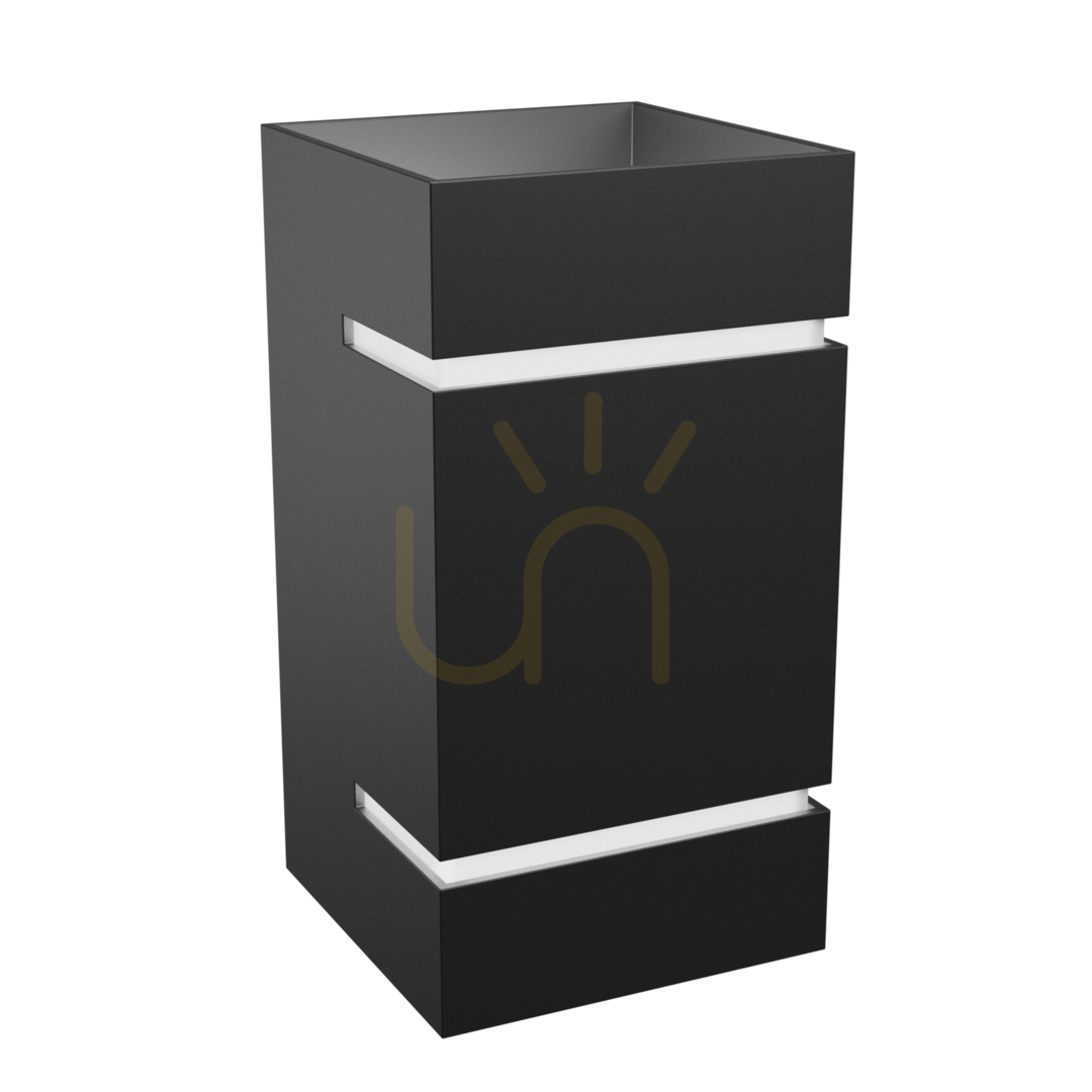 View Squalla Lumo G9 Wall lamp 230 V Ip20 80x150 Black Square Squalla Lumo G9 Wall lamp 230 V Ip20 80x150 Black Square