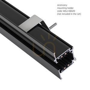 3F Flush-mounted busbar - 230 V Eurostandard - EUTRAC - 200 cm Black small 5