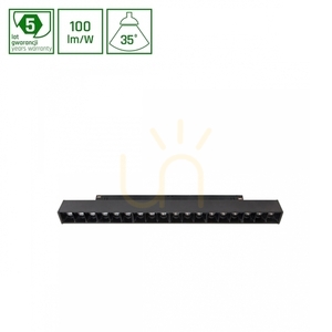 System Shift Grid M Light fixture for busbar 303x23x42mm 17W 35st Black 5 Years Warranty. 2 Circuits 0 System Shift Grid M Light fixture for busbar 303x23x42mm 17W 35st Black 5 Years Warranty. 2 Circuits small 0