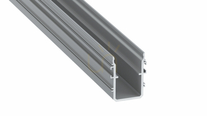 LUMINES STRADA M3 anodized silver mounting profile 2.02 m small 0