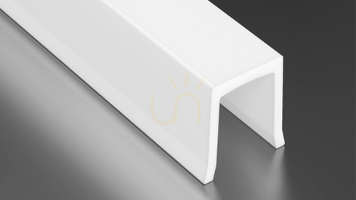 Check Lampshade for LED profile LUMINES SOLID PC milky 2 m