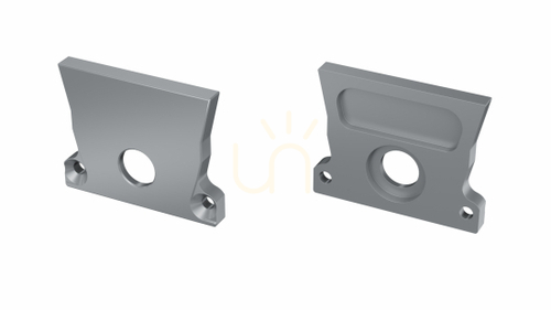 Check ALU LUMINES Strada silver anodized plug with hole