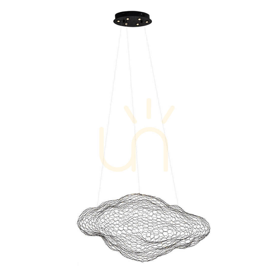 Check Pendant Light Max Light Stardust P0525D Black 7-Light LED 3000K Pendant Light Max Light Stardust P0525D Black 7-Light LED 3000K