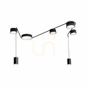 Plafon Max Light Zumaia C0249 czarny LED 42W 7-punktowy 3000K dimmable 1 Plafon Max Light Zumaia C0249 czarny LED 42W 7-punktowy 3000K dimmable small 1