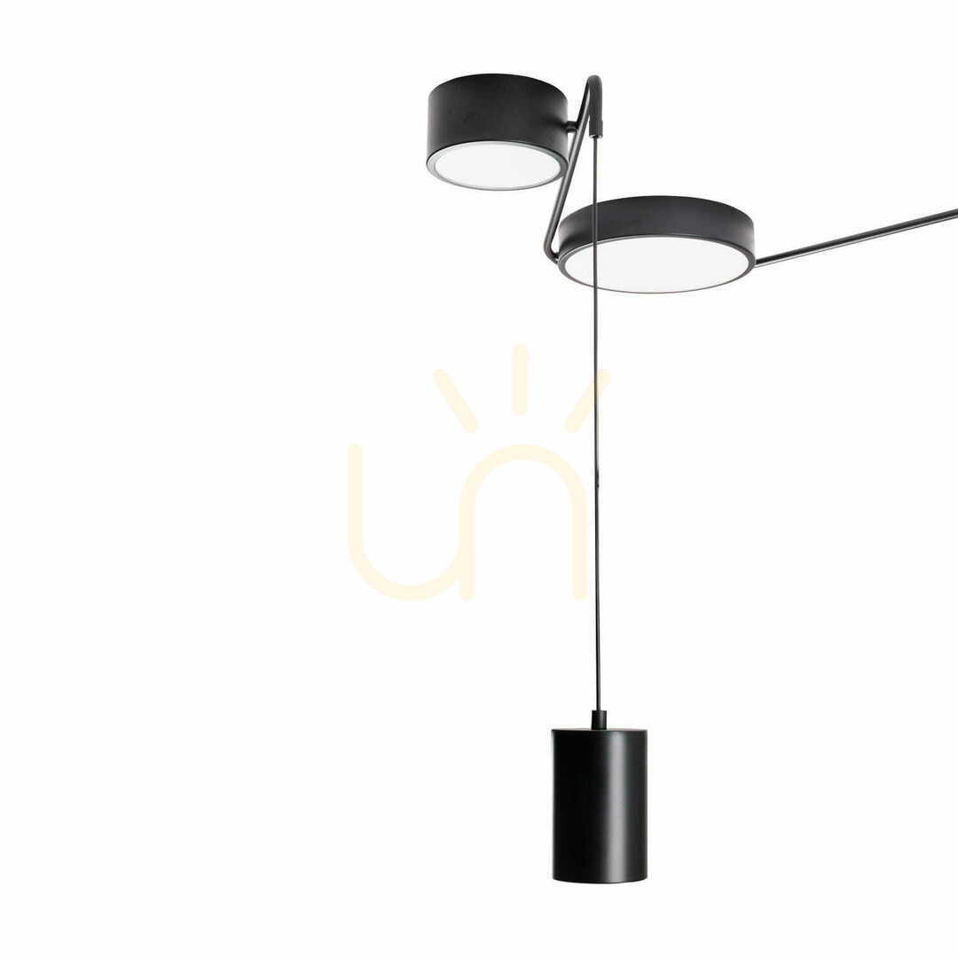 Display Plafon Max Light Zumaia C0250 czarny LED 32W 5-punktowy 70x102 cm Plafon Max Light Zumaia C0250 czarny LED 32W 5-punktowy 70x102 cm