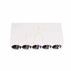 Max Light X-Line C0253 ceiling light white 5-light LED 8W 3000K small 0