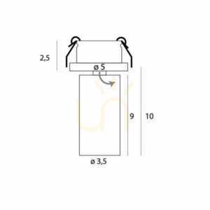 Plafon sufitowy Max Light Halo H0124 biały 7W 3000K 5 cm 4 Plafon sufitowy Max Light Halo H0124 biały 7W 3000K 5 cm small 4