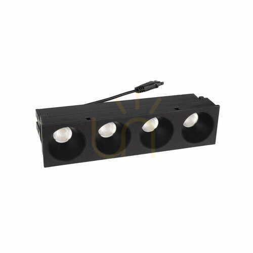 Check Recessed Luminaire Max Light Modular HM180 4L LED 12W 3000K Black