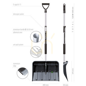 ALPE 50 ECO TELESCOPIC shovel - black 2 ALPE 50 ECO TELESCOPIC shovel - black small 2