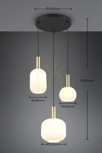Trio DIVA Pendant Lamp 319830308 small 6