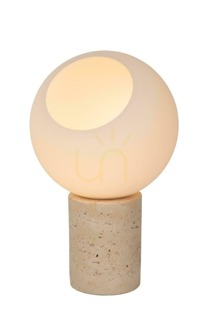 Lucide Davin Grey Ceramic Glass Table Lamp E27 05548/01/61