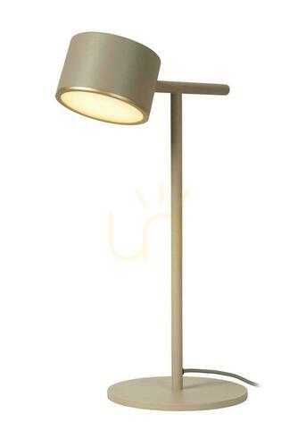 Check Lucide GIAN Gray Metal LED Table Lamp 44517/08/41