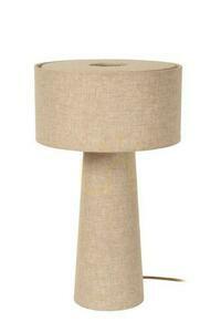Lucide LEEROY Taupe Linen Japandi Table Lamp 03548/50/41 small 1