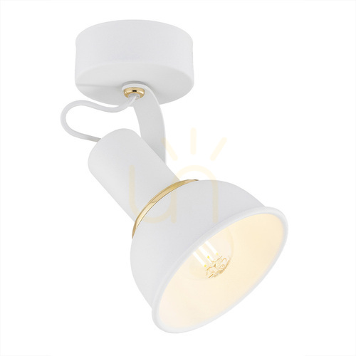 Check Wall Lamp ARGON TWIST White Brass-Plated E14 4899