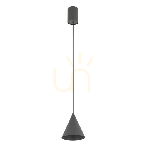 Check Nowodvorski ZENITH XS 11454 Pendant cone graphite RAL 7022 GU10 R35 max 10 W 11 cm