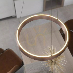 Garta LED pendant lamp brushed rose gold PL0149 small 1