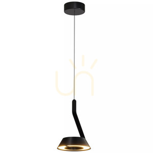 GARTA gesture-controlled LED pendant lamp 12 W LED + 4 W LED black PL0147-BK - YASKR small 1