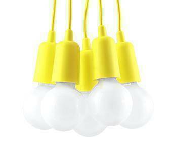 Preview Pendant lamp DIEGO 5 yellow Sollux Pendant lamp DIEGO 5 yellow Sollux