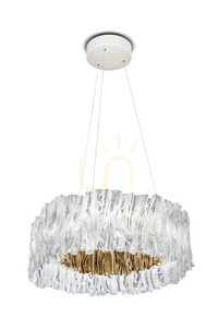 Slamp Accordéon Suspension Pendant Lamp 2700 Kelvin Gold small 1