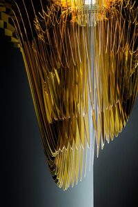 Slamp Aria Xl Gold Pendant Lamp small 3