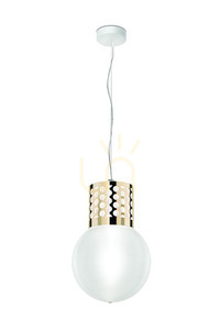 Slamp Atmosphere Suspension Gold Pendant Lamp small 0