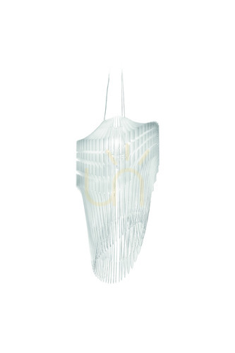 Check Slamp Avia Suspension S White Fade Pendant Lamp.