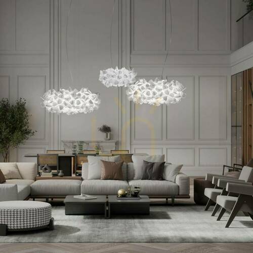 Check Slamp Clizia Suspension Mama Non Mama White Transparent Wire Pendant Lamp