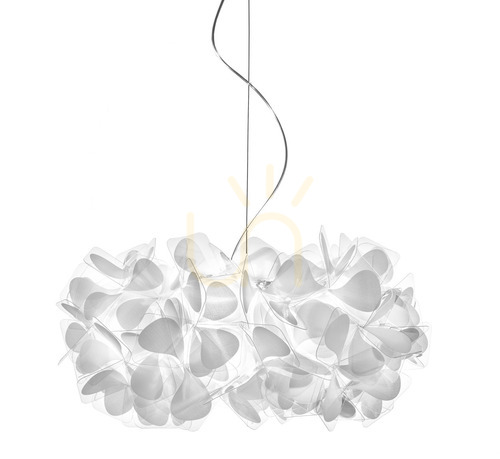 Check Slamp Clizia Suspension Mama Non Mama White Transparent Wire Pendant Lamp