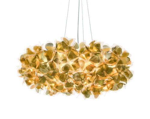 Check Slamp Clizia Suspension 130 Mama Non Mama Gold Transparent Wire Pendant Lamp.