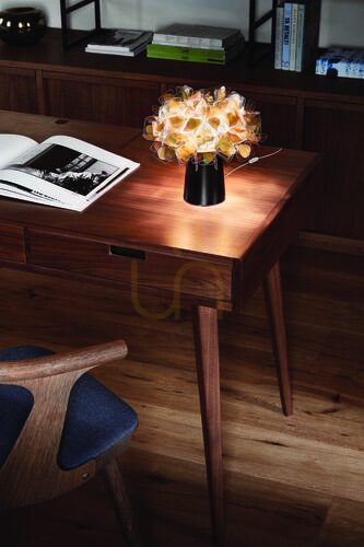 Check Slamp Clizia Table Modern Lamp Mama Non Mama Gold Dark Base.