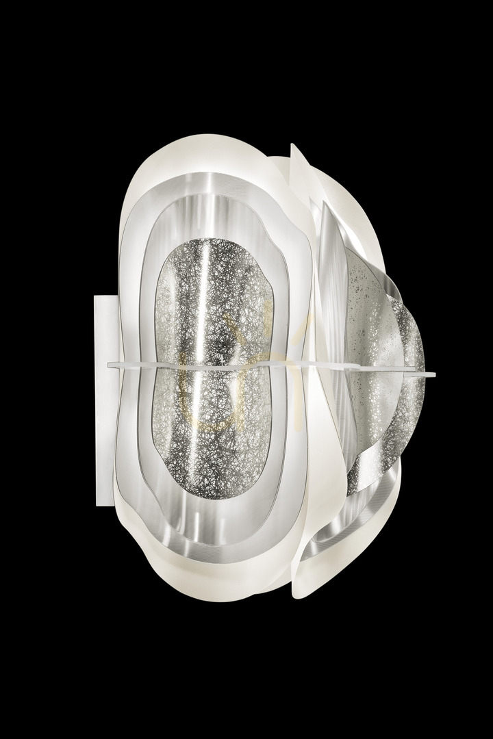 Slamp Fiordlys Applique Silver wall lamp
