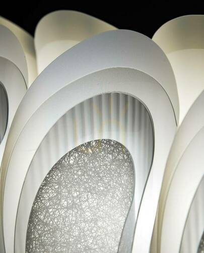 Check Slamp Fiordlys Suspension Round White Pendant Lamp