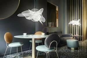 Slamp La Belle Etoile Suspension Large White Pendant Lamp. small 1