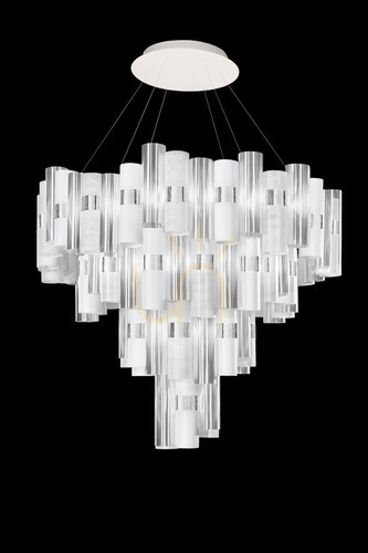 Check Slamp La Lollona 4 Suspension White Pendant Lamp.