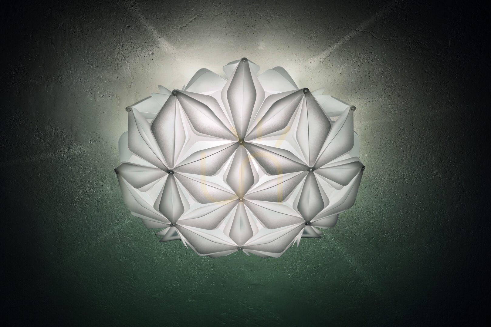 Slamp La Vie Ceiling/Wall Medium White Ceiling Lamp.
