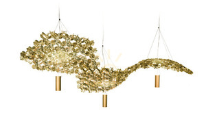Slamp Nuvem Single Module Pendant Lamp + Spot Light (No Canopy) Velvet small 0