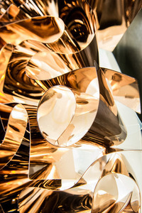 Slamp Veli Ceiling/Wall Large Copper Ceiling Lamp. small 0