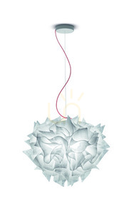 Slamp Veli Suspension Couture Red Wire Pendant Lamp. small 0