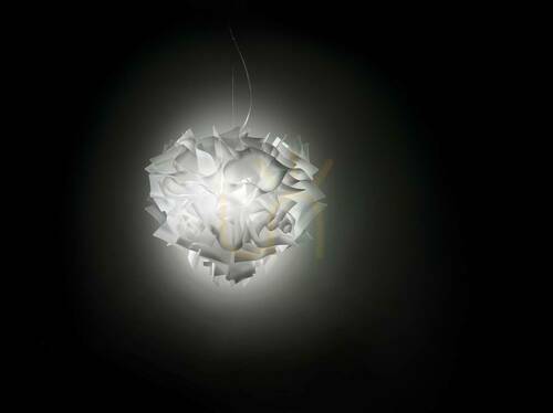 Check Slamp Veli Suspension Large White Pendant Lamp.