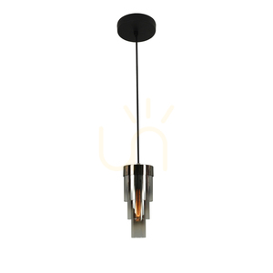 GRANS Single pendant lamp with triple cylindrical shades Aviano small 0