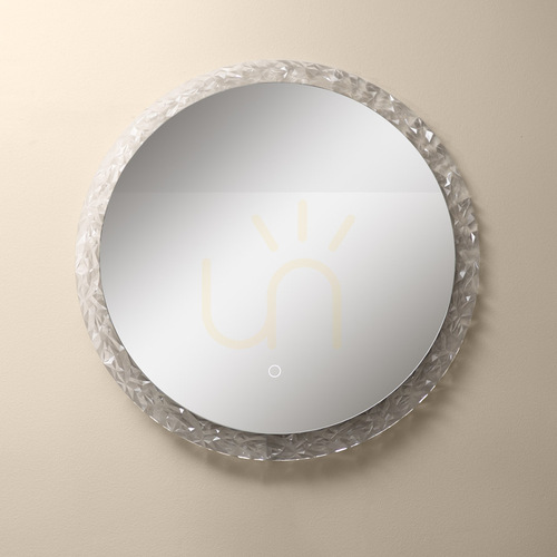 Check Zuma Line D2309 round LED mirror 60 cm with selectable colour temperature
